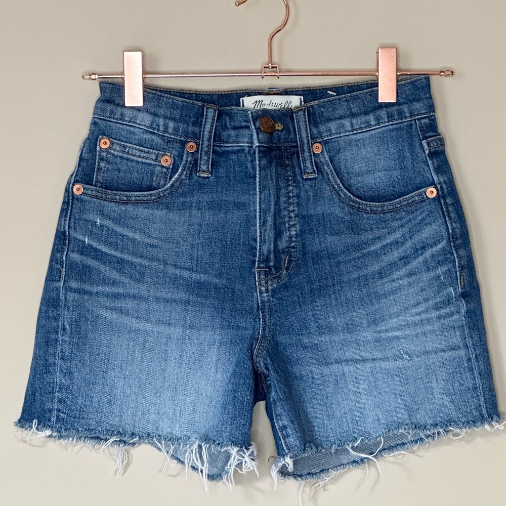 NWOT Madewell Cutoff Hi-Rise Denim Shorts